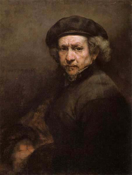 Rembrandt van rijn Self-Portrait China oil painting art